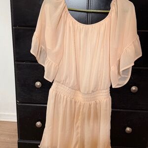 SIZE L OFF THE SHOULDER SHORTS ROMPER